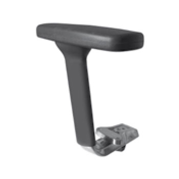 Bracciolo Regolabile 3D – Alluminio con Pad Nero