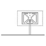 Posizionamento TV a destra (TV max 65″)