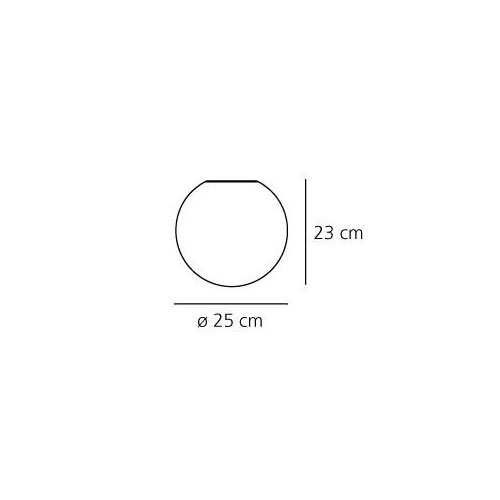 &Oslash; 25 cm
