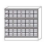Piroscafo 12 ante Verticale – cm. 241L x 50P x 224H
